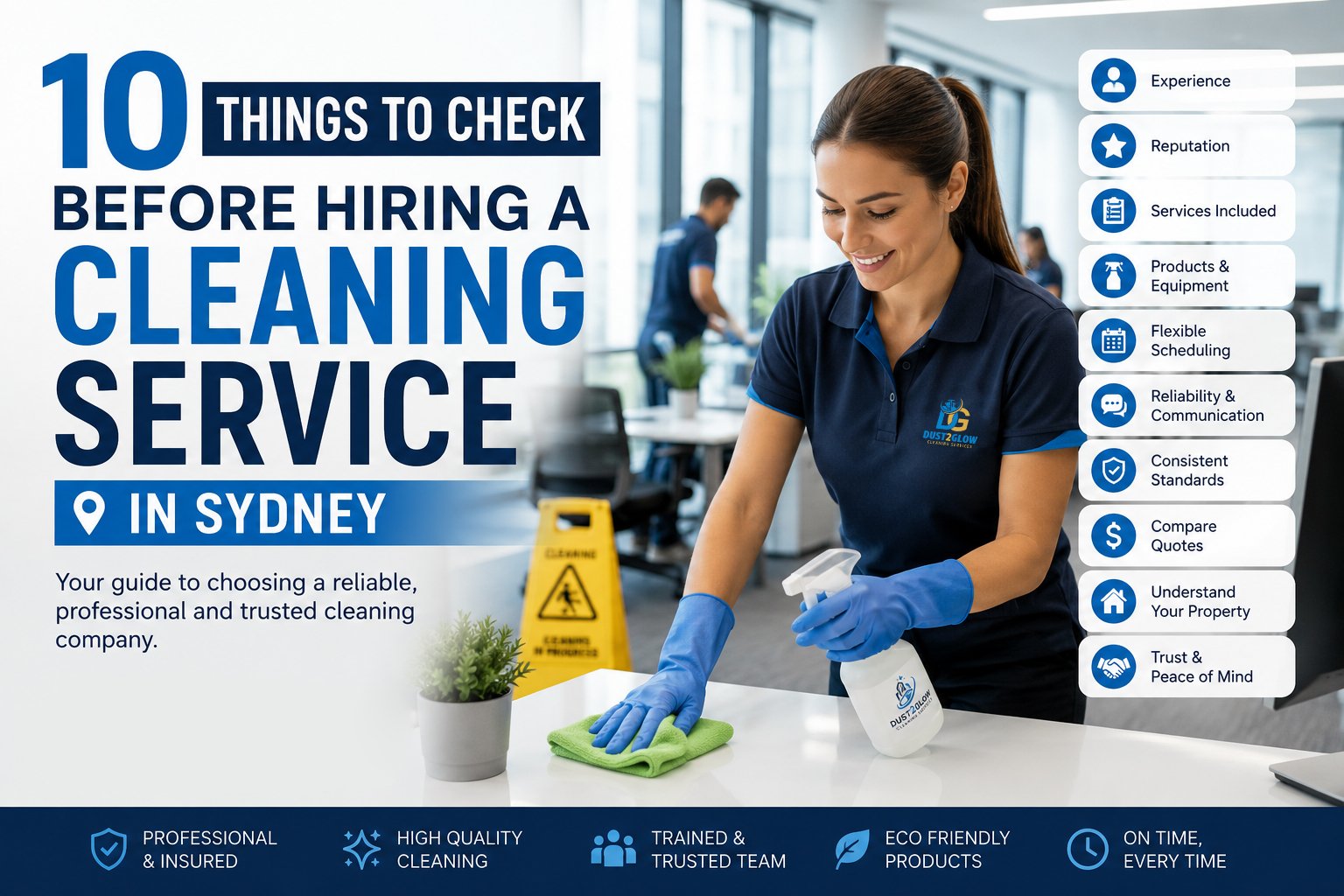 10 Things to Check Before Hiring a Cleaning Service in Sydney